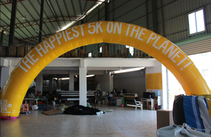 Arco inflable COLOR RUN para eventos de venta y publicidad comercial al aire libre - Product Image 3