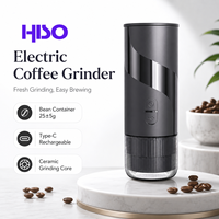 Cafetière portable, fonctionnement à moins de 75 dB, boîtier en ABS, réservoir de 0,5 L, plus de 15 tasses par réservoir, pour camping-car, pêche, voyages et usage quotidien