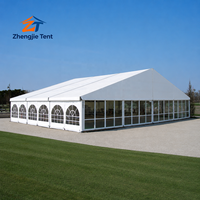 Grande tente de fête transparente en PVC imperméable pour exposition, événements en plein air, anniversaire, structure en aluminium robuste, durable, 800