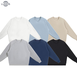 Sudadera Unisex de Otoño-Invierno con Hombros Caídos, Corte en Paneles, Cuello en V Pequeño, 350G, Gruesa, Deportiva, Manga Larga, con Logotipo Personalizado - Product Image 2