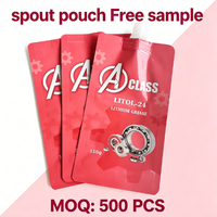 Pochette Doypack personnalisée avec bec verseur pour emballage de jus et de boissons liquides, sans BPA, qualité alimentaire, refermable avec bouchon
