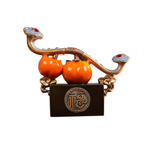 Nuevo adorno de caqui chino caqui Ruyi sala de estar entrada gabinete de vino gabinete de TV regalos decorativos Guochaofeng - Product Image 5