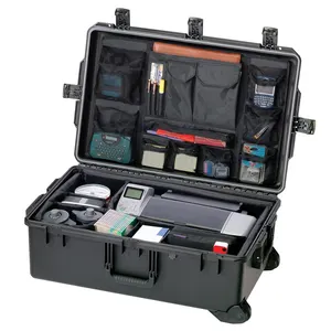 Caixa de plástico para instrumentos, caixa de ferramentas à prova de poeira, equipamento à prova d'água, equipamento de transporte para instrumentos odontológicos