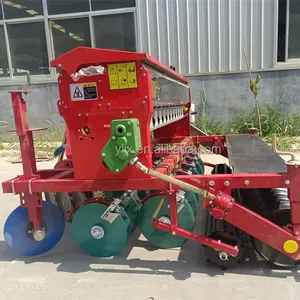 Máquina de plantar trigo com 12 linhas e sistemas de fertilizantes