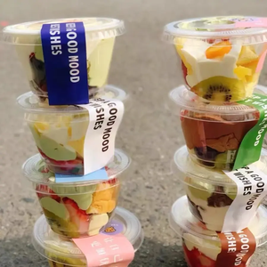 フリーザープルーフアイスクリームステッカーラベルカスタム印刷防水接着剤冷凍食品包装ラベルロゴステッカー - Product Image 2