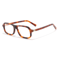 Monture de lunettes SENTA vintage œil de chat en acétate, verres optiques transparents verts avec charnière métallique, lunettes personnalisables avec logo