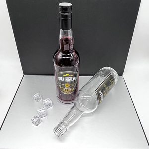 Personalizado de lujo de cuello estrecho Tall Licor Gin <span class=keywords><strong>Tequila</strong></span> Vodka Botella de vidrio vacía Botella de vodka de vidrio <span class=keywords><strong>blanco</strong></span> 750ml con tapa ROPP - Product Image 5