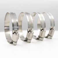 Collier de serrage agricole en acier inoxydable 304, plage de serrage réglable de 20 à 100 mm pour la fixation des lignes de boues et d'eau