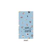 Nekoni Original Creative Mini journal de voyage portable avec papier quadrillé pour cahier de poche