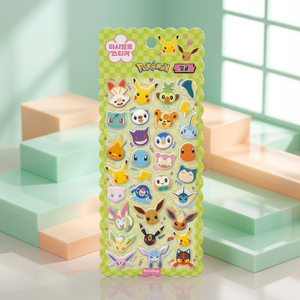 For <b>Marshmallow</b> Cartoon Stickers Cute Face Korean 3D Puffy UV Printed Diary Laptop Luggage Phone Deco Bulk Distributor - Product Image 2