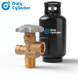 Vanne de bouteille de GPL - Vanne de sécurité en laiton de haute qualité Marque DALY Taille de port 1/2'' Hydraulique Température normale Général - Product Image 3