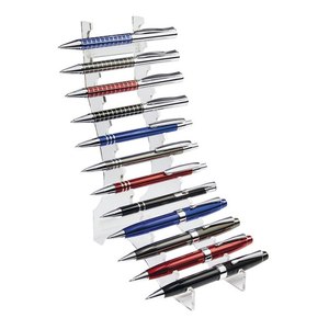 Espositore Moderno Portatile in Ferro per Penne, Spessore 3mm in ACRILICO per Negozi al Dettaglio e Supermercati - Product Image 1
