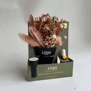Difusor de Fragancia para Auto Ecológico con Flores Naturales Preservadas, Ambientador de Flores Secas, Mini Ramo de Aceites Esenciales, Día de la Madre - Product Image 1