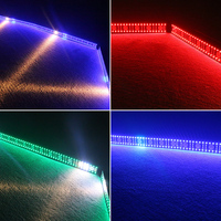 Barre de projecteur LED RVB DMX512 3-en-1 American DJ Mini 12 pièces Strobe Beam Wash pour scène