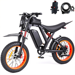 Bici Elettrica Fat Tire 48V 18Ah 20x4.0, Motore 749W, Velocità Massima 27.9MPH, Autonomia 55 Miglia, Capacità 400LBS, E-Bike Scrambler, Magazzino USA - Product Image 1