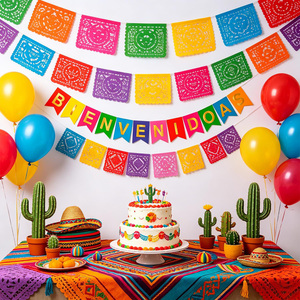 Ghirlanda di benvenuto con lettere multicolori oro, 13 pezzi, striscione per feste da 4 m - Product Image 4