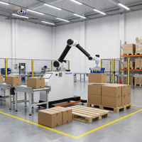 Palettiseur robotisé automatique ST-CP20 20 kg pour la ligne d'emballage et de superposition de cartons