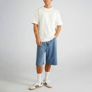 Bán Buôn Biểu Tượng Tùy Chỉnh Quá Khổ Skate Denim Quần Short Cho Nam Giới 100% Cotton Thiết Kế Quần Short Jean - Product Image 2