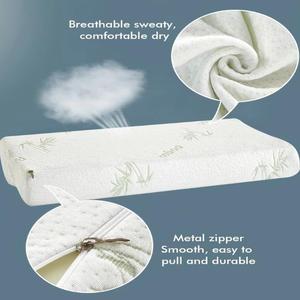 Gối ngủ nghiêng hình sóng, chất liệu mút hoạt tính, thiết kế công thái học, thoáng khí, hỗ trợ chỉnh hình cột sống, có vỏ gối tháo rời - Product Image 3