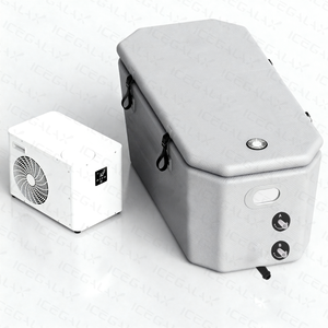 Ensemble de refroidisseur de bain de glace intelligent WiFi 110V avec application, prêt à être expédié depuis les États-Unis, avec filtre et ozone intégrés, pour bain de glace et baignoire de plongée froide pour spa et salle de sport - Product Image 1