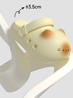 Sabots en EVA pour femmes, motif patte de chat mignon, avec soutien de la voûte plantaire, style Birkenstock, à enfiler, sandales de plage légères, chaussures de jardin décontractées, automne été