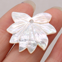 Charmes en coquille de corail naturel forme de fleur pendentif coquillage nacre pendentif femmes bricolage fabrication de bijoux-collier boucles d'oreilles cadeau