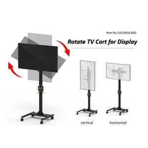 <b>Swivel</b> 360 Degree <b>TV</b> Cart <b>Stand</b> for Storehouse - Product Image 1