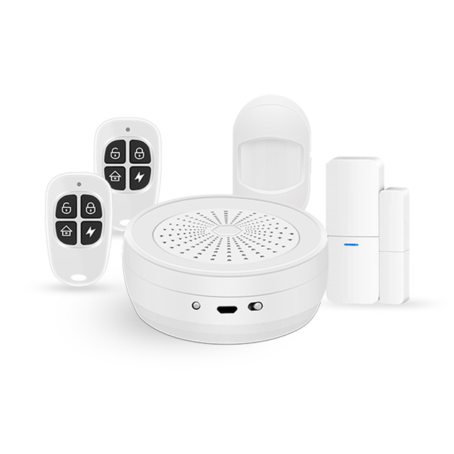 Wireless Home Alarm Security Kits Smart  Siren TUYA Smart PIR Detector Home Alarm Security Alarm Kit
