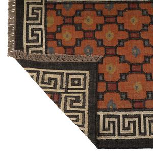 Tapis de jute en laine Kilim géométrique moderne élégant de qualité supérieure tapis décoratif Durable pour la décoration de sol de bureau à domicile - Product Image 5