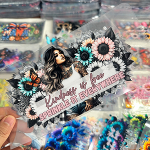 Envolturas <span class=keywords><strong>para</strong></span> Tazas con Diseño Boho Azul, Calcomanías Florales de Margaritas, Calcomanías Personalizadas Directas de Fábrica <span class=keywords><strong>para</strong></span> Decoración de Tazas y Vasos - Product Image 1