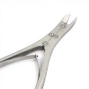 Pinzas de reducción ósea dentales BK Industries, mandíbulas curvas pesadas, puntas puntiagudas, mango de anillo, agarre moleteado, manual, acero inoxidable, clase profesional - Product Image 4