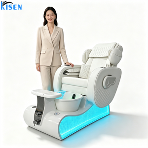 Sillón de Pedicura Profesional Moderno para Salón de Belleza, Muebles de Salón de Uñas, Spa para Pies con Hidromasaje, Sillas de Masaje para Manicura y Pedicura de Lujo - Product Image 3
