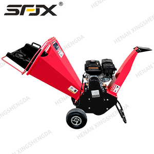 Broyeur de bois SRJX, capacité 2T/H, haute productivité, moteur, design jaune et noir - Product Image 4