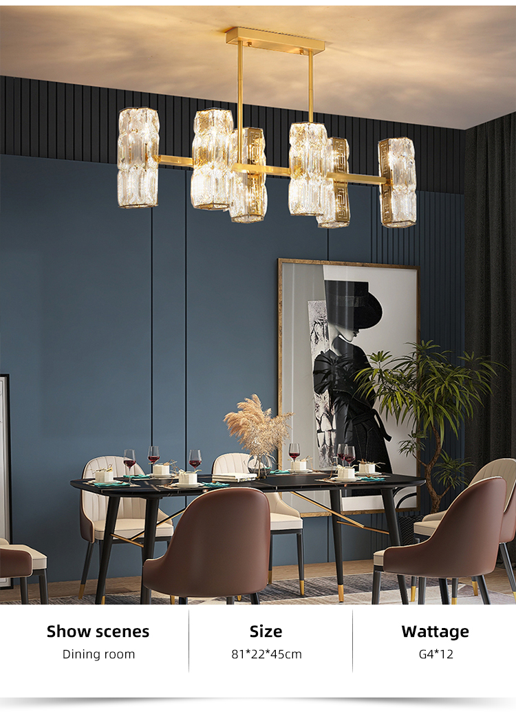 New Product Modern Popular Northern Europe Acrylic Hotel Lobby Home Decoration  Led Tradition Luxury Pendant Light