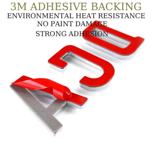 Autocollants d'emblèmes de lettres biseautées en plastique ABS 3D <span class=keywords><strong>noir</strong></span> anti-décoloration pour plaques d'<span class=keywords><strong>immatriculation</strong></span> de voiture - Vente en gros - Product Image 6