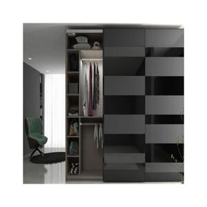 Luxury Built in <strong>Wardrobe</strong> With LED Lighting and Glass Door <strong>Inserts</strong> Smart <strong>Wardrobe</strong> - Product Image 1