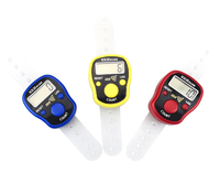 Cadeau exquis compteur intelligent Tasbeeh compteur LED compteur de doigts Tasbih et compteur de comptage avec bip 100 rappel sonore pour la prière musulmane