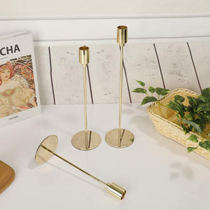 Iron Art Metal <strong>Tall</strong> Candlestick Holder for Weddings &amp; Home Craft Wholesale Butter Lamp Decoration Stylish Candle Jars &amp; <strong>Lanterns</strong> - Product Image 4