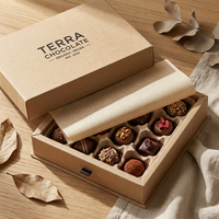 Boîte d'emballage de chocolat de luxe en gros |   Boîte cadeau rigide avec logo personnalisé imprimé |   Solutions sur mesure directement de l'usine