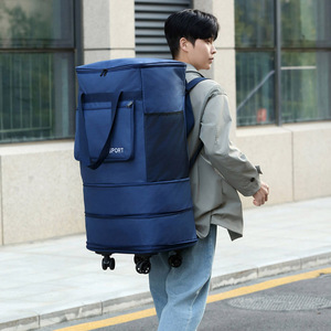 Sac de voyage universel pliable et extensible en tissu Oxford imperméable, grande capacité, pour bagage de cabine 158 cm, idéal pour les <span class=keywords><strong>étude</strong></span>s à l'étranger - Product Image 2