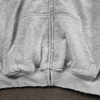 YSJY OEM Streetwear personnalisé brodé lavage à l'acide veste de camouflage surdimensionné français éponge coton Boxy Camouflage sweat à capuche Zipup pour hommes