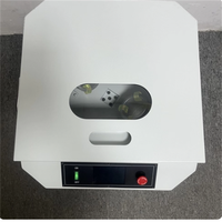 Mélangeur de pâte à souder PLC entièrement automatique MU-680 MIAO MU, vitesse réglable, affichage numérique, rotation avant/arrière, argent