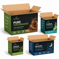 Boîte de produit en carton ondulé E Flute imprimée UV avec carton kraft pour l'emballage de présentation en magasin