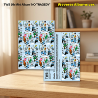TWS 5º Mini Álbum 'NO TRAGEDY' Versión Weverse Albums CD Oficial de Kpop Coreano para Todas las Edades, Modelo PLD0824