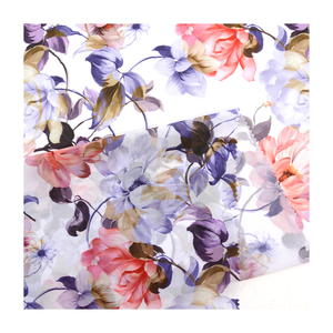 Kỹ thuật số nhiệt đới in hoa tùy chỉnh mô hình Polyester dệt 75D voan georgette unstitched vải phụ nữ cho vay - Product Image 3