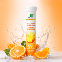 Comprimés effervescents à l'orange douce, vitamine C et 5-HTP, 4g*20, soutien immunitaire pour adultes, OEM ODM