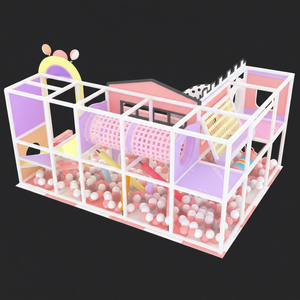 Premium Quality Indoor Play Set with Soft <b>Plastic</b> <b>Blocks</b> and Toy Cars for Kids Play Area - Product Image 1
