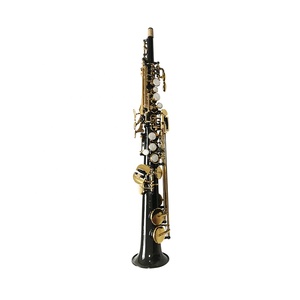 SEASOUND OEM <span class=keywords><strong>Saxophone</strong></span> <span class=keywords><strong>Sopranino</strong></span> Vintage de Haute Qualité JYSP101VG Instrument à Vent en Bois Tonalité BB Corps en Laiton F #   Clé artisanale - Product Image 2