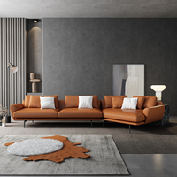 Ensemble de canapés de salon 3 places en tissu microfibre moderne avec couleur personnalisée pour la maison et le bureau