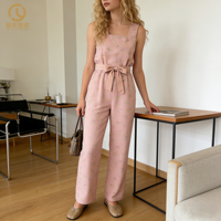 Combinaison en lin élégante et décontractée pour femme, collection été 2026 – Vente en gros de vêtements Fashion Undefined